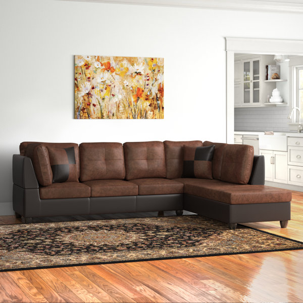 pillow back sectional