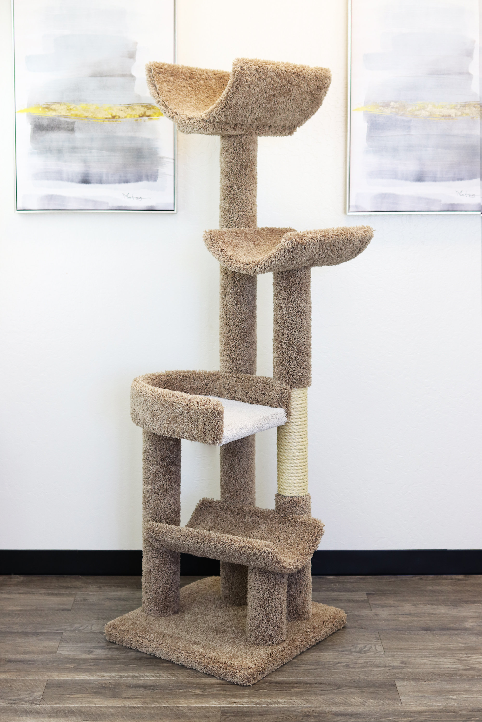 tree like cat towers