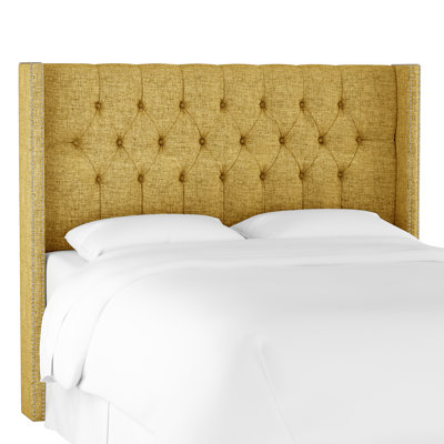 Andover Upholstered Wingback Headboard by Joss and Main