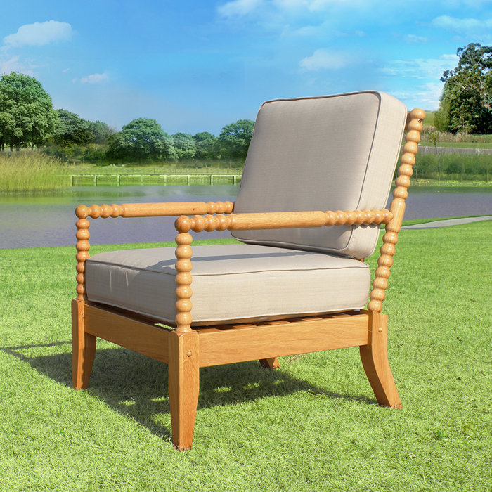 Millwood Pines Rumfelt Patio Chair with Cushions