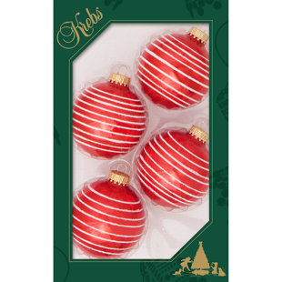 Santa On Satin 2022 Christmas Ornament By Krebs Wayfair | Christmas By Krebs Christmas Ornament Sets You'll Love In 2022