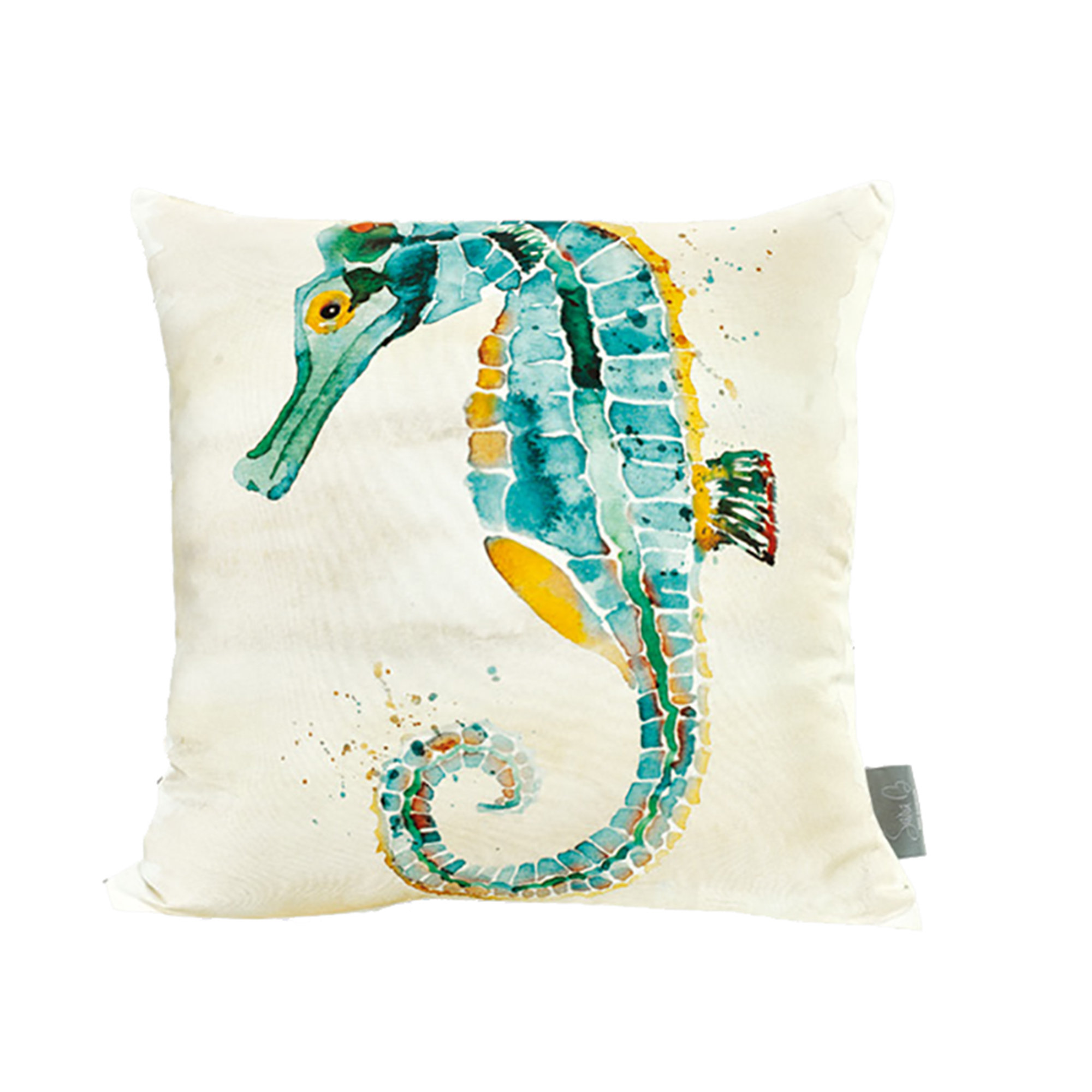 seahorse throw pillows