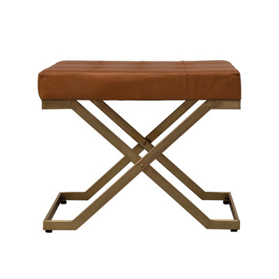 Aldous Metal Accent Stool by Joss and Main