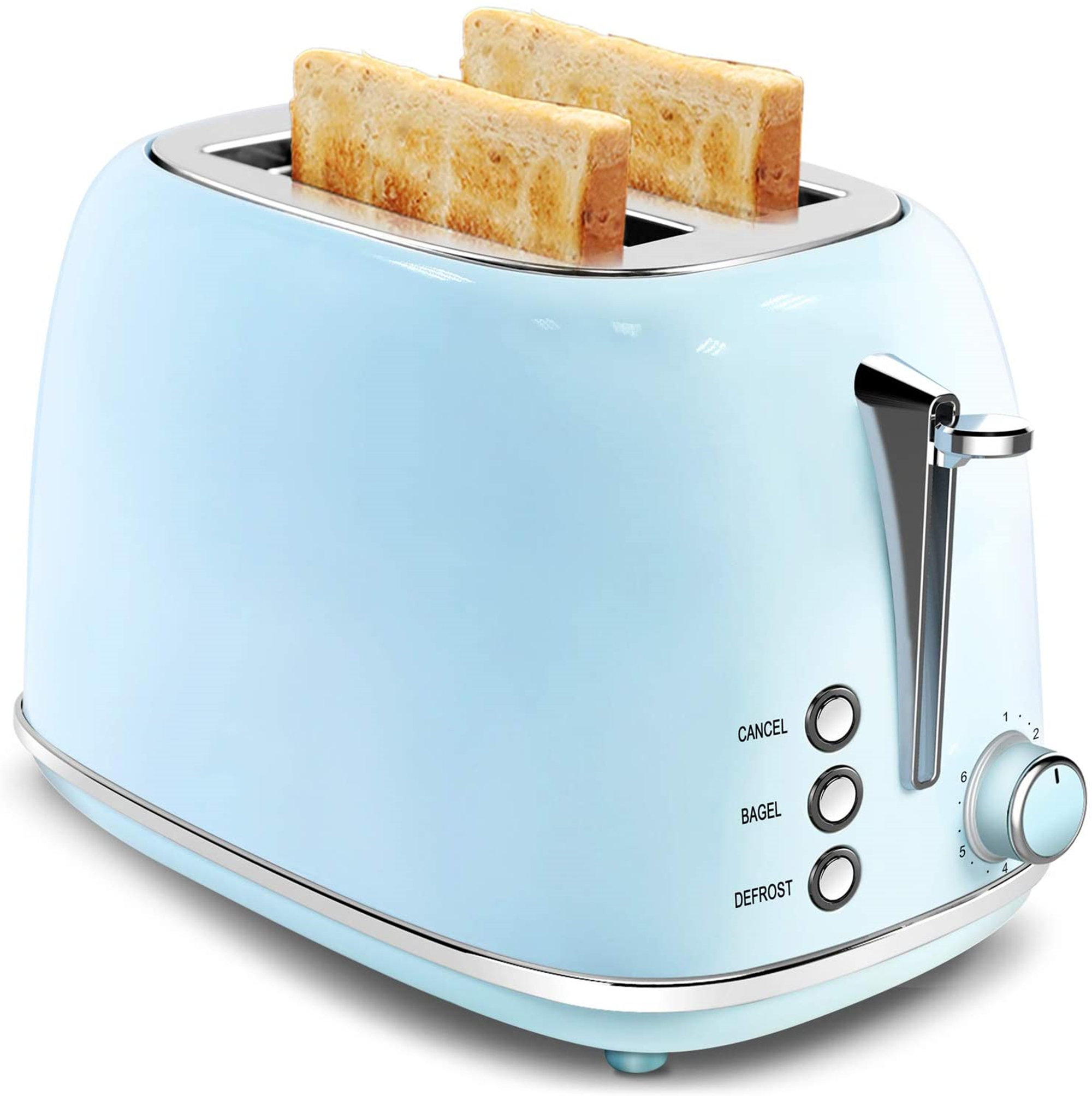 retro toaster blue