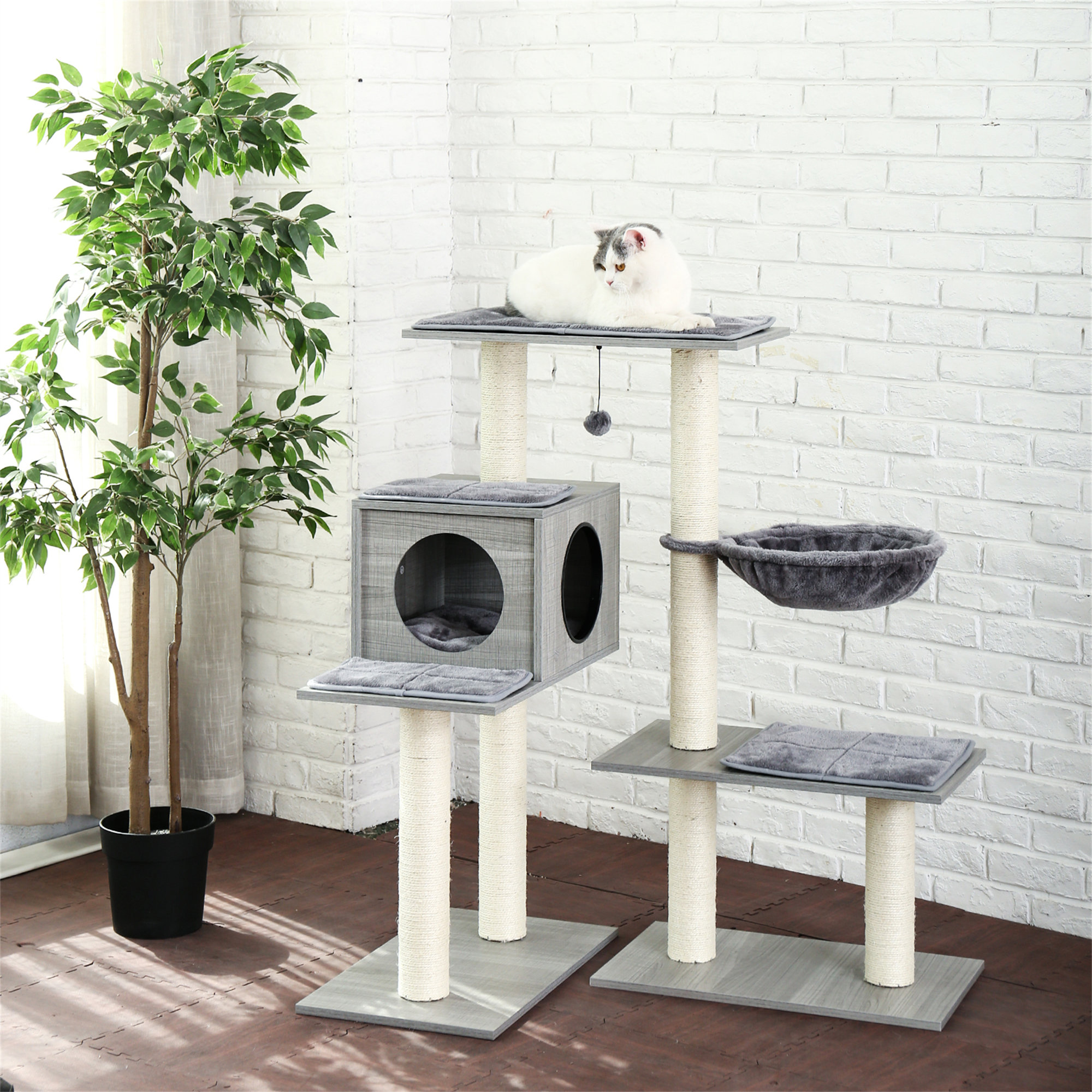 adult cat tower
