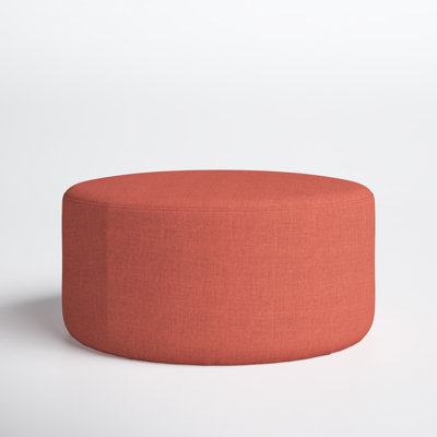 Mila 24" Wide Round Cocktail Ottoman by AllModern