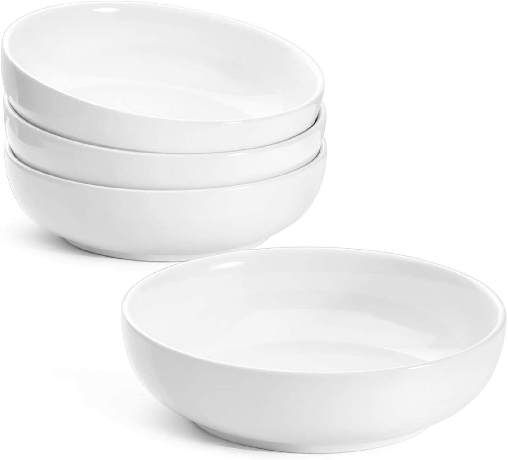 pasta plates white