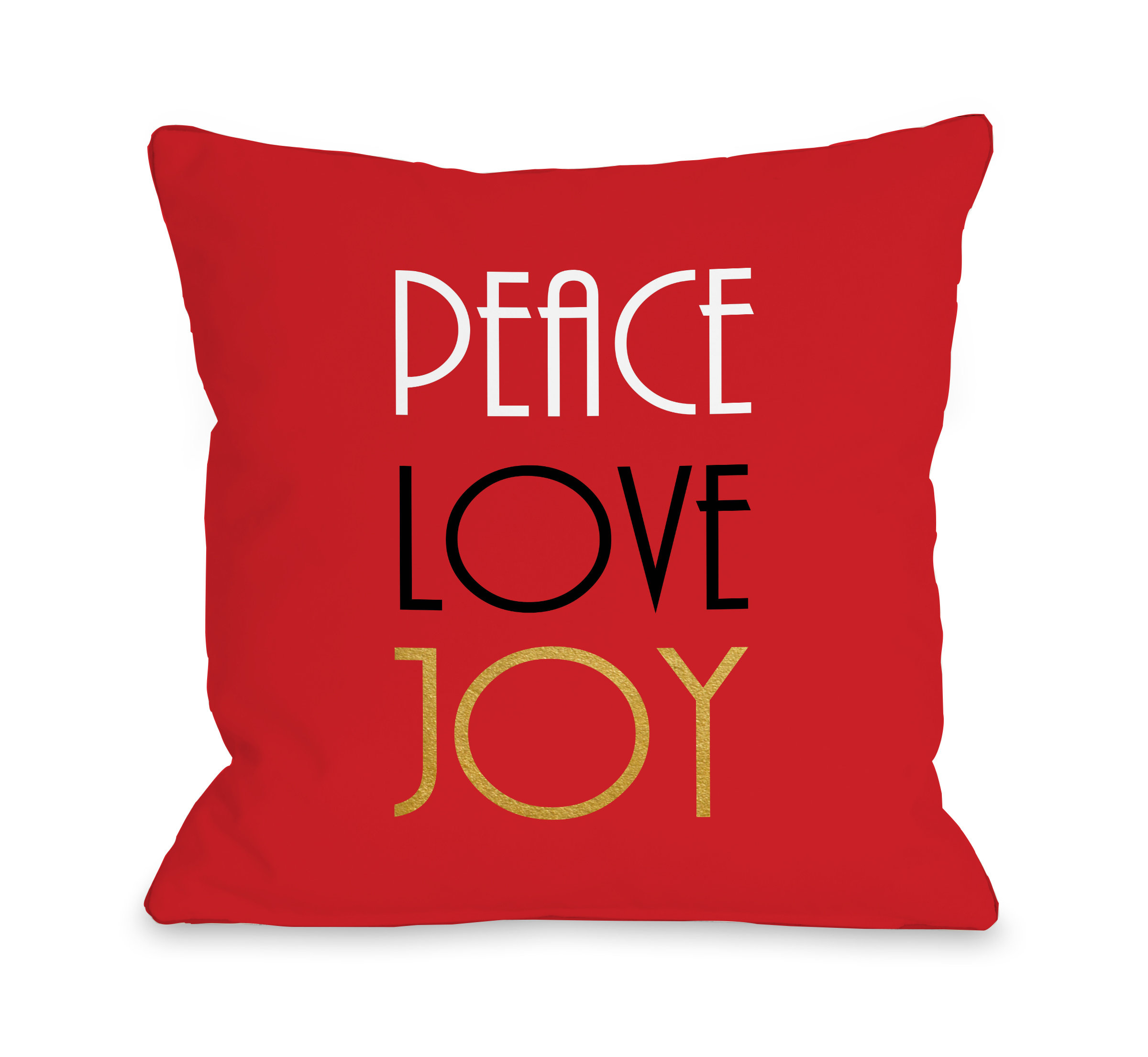 gold foil throw pillows