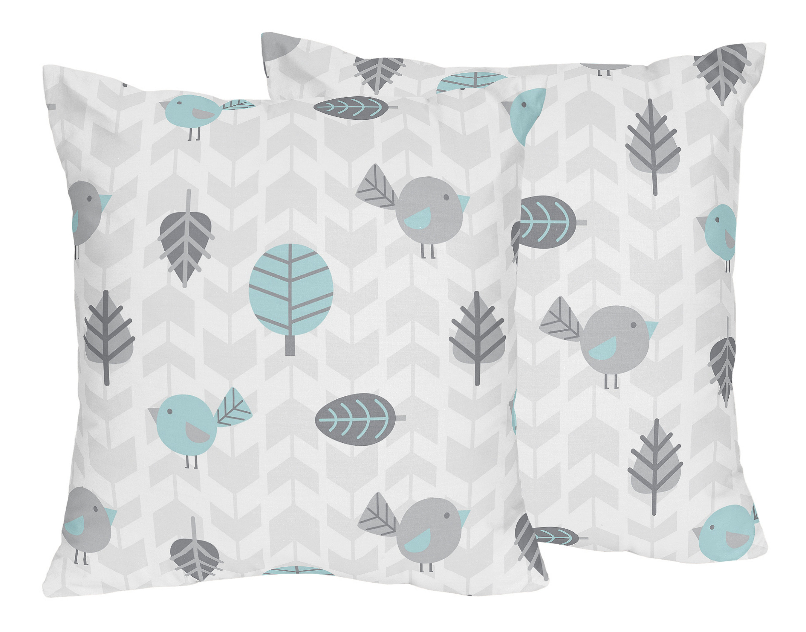 bird print pillows