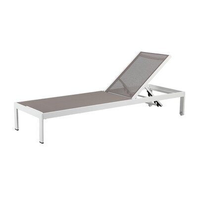 David 76" Long Reclining Single Chaise by Mercury Row