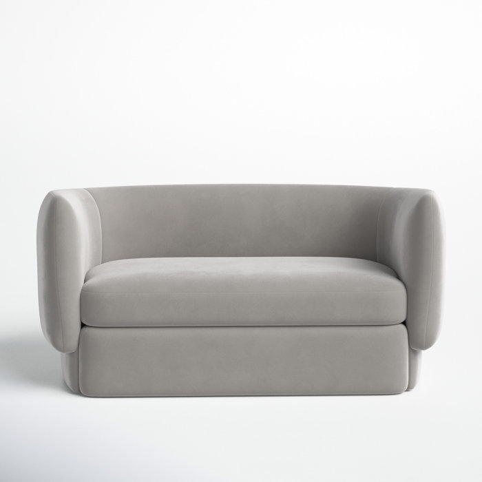 Joss and Main Newbill 63" Round Arm Loveseat
