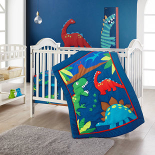 dinosaur crib bedding