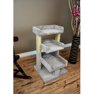 cat tree feeding station