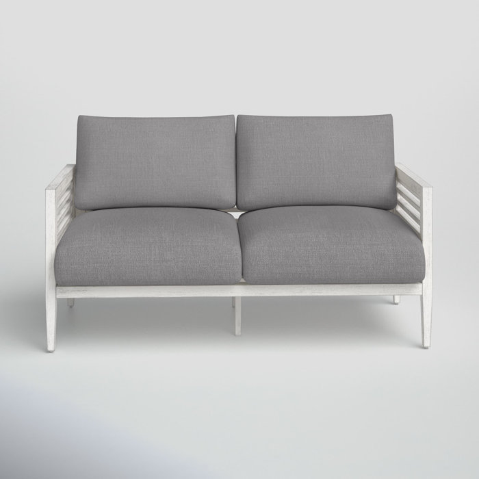 Joss and Main Julian Patio Loveseat with Cushions