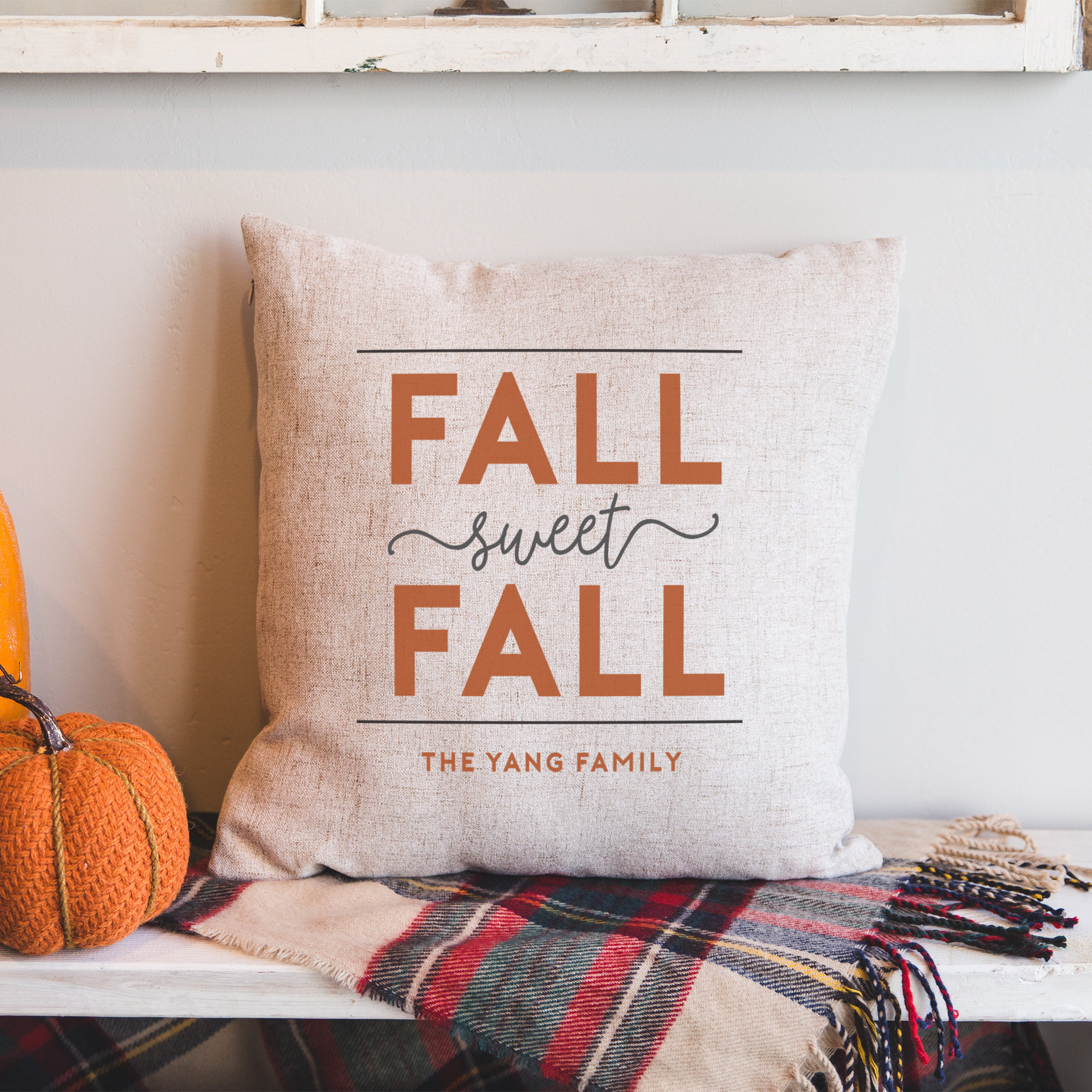 fall sweet fall pillow
