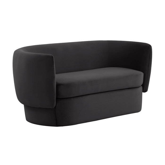 Joss and Main Newbill 63" Round Arm Loveseat