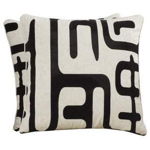 abstract couch pillows