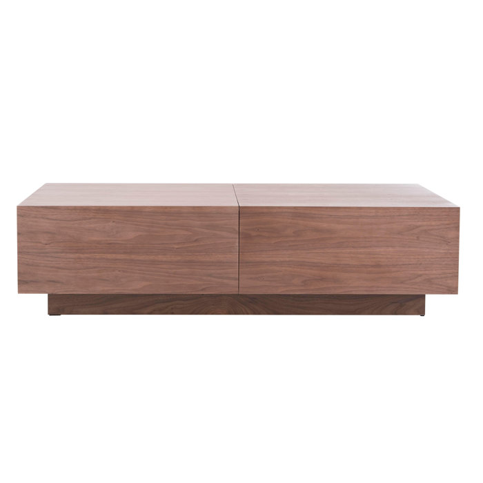 Joss and Main Lennox Extendable Block Coffee Table with Storage