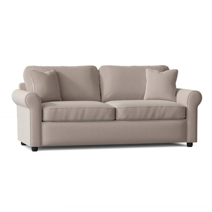 Lark Manor Antoinette 82" Rolled Arm Sofa Bed Slipcovered