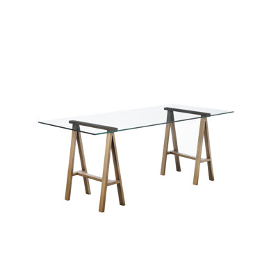 Lula Glass Desk by Joss and Main