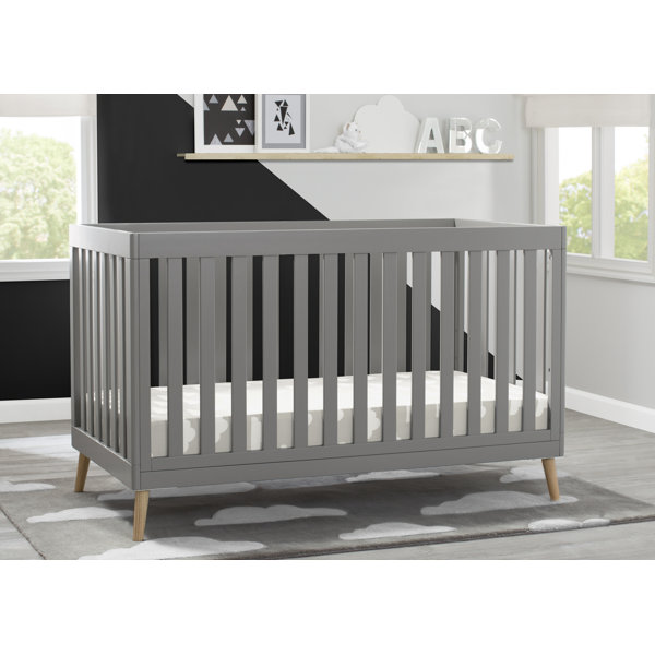 slate gray crib