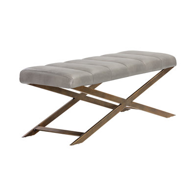 Renda Faux Leather Bench by Joss and Main