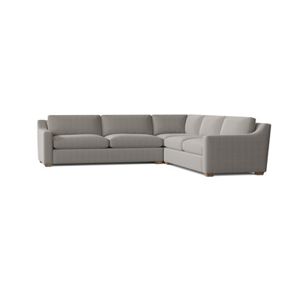 Melanie 133" Wide Symmetrical Corner Sectional by Joss and Main