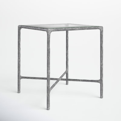 Shaw Glass End Table by Joss and Main