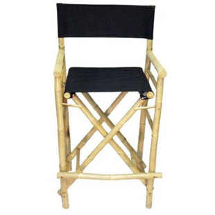 MPG Bamboo Director Bar Chair (Set of 2)