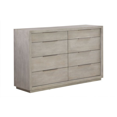 8 Drawer 64" W Solid Wood Dresser by Joss and Main