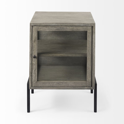 Warner Solid Wood End Table with Storage by Joss and Main