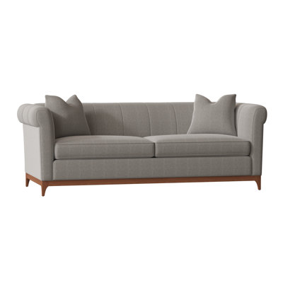 Steffens 89" Rolled Arm Sofa by Wade Logan