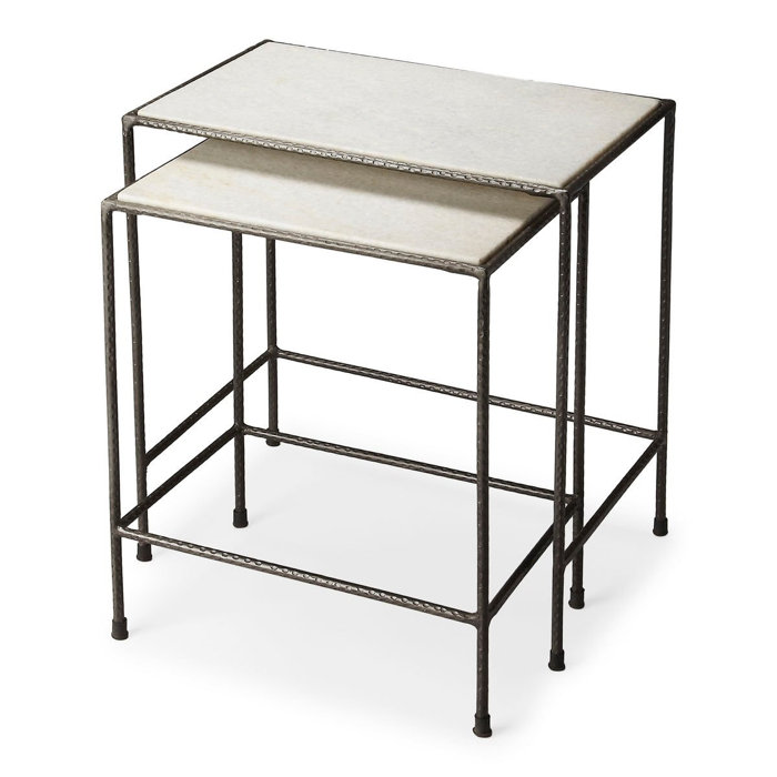 Joss and Main Blaire 2 Piece Nesting Tables