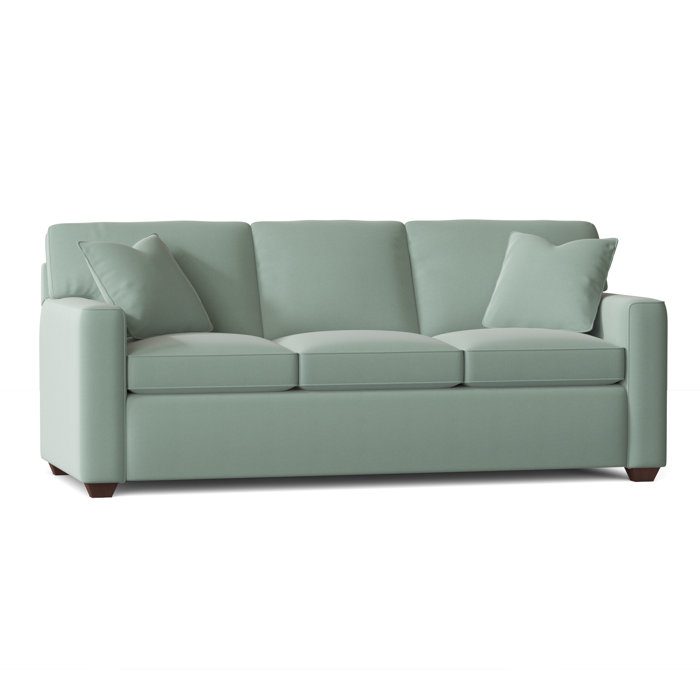 Ebern Designs Lesley 87" Square Arm Sofa Bed with Reversible Cushions