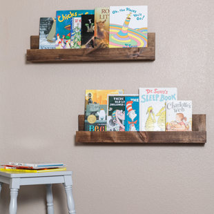 floating shelves nursery