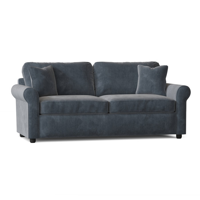 Lark Manor Antoinette 82" Rolled Arm Sofa Bed Slipcovered