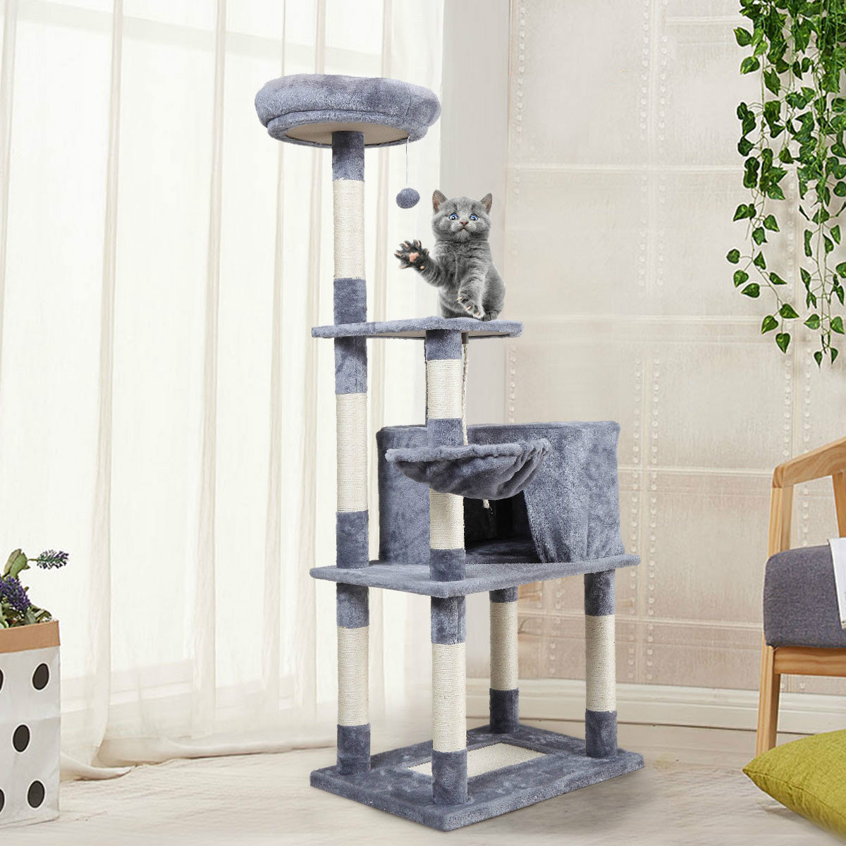 large base cat tree
