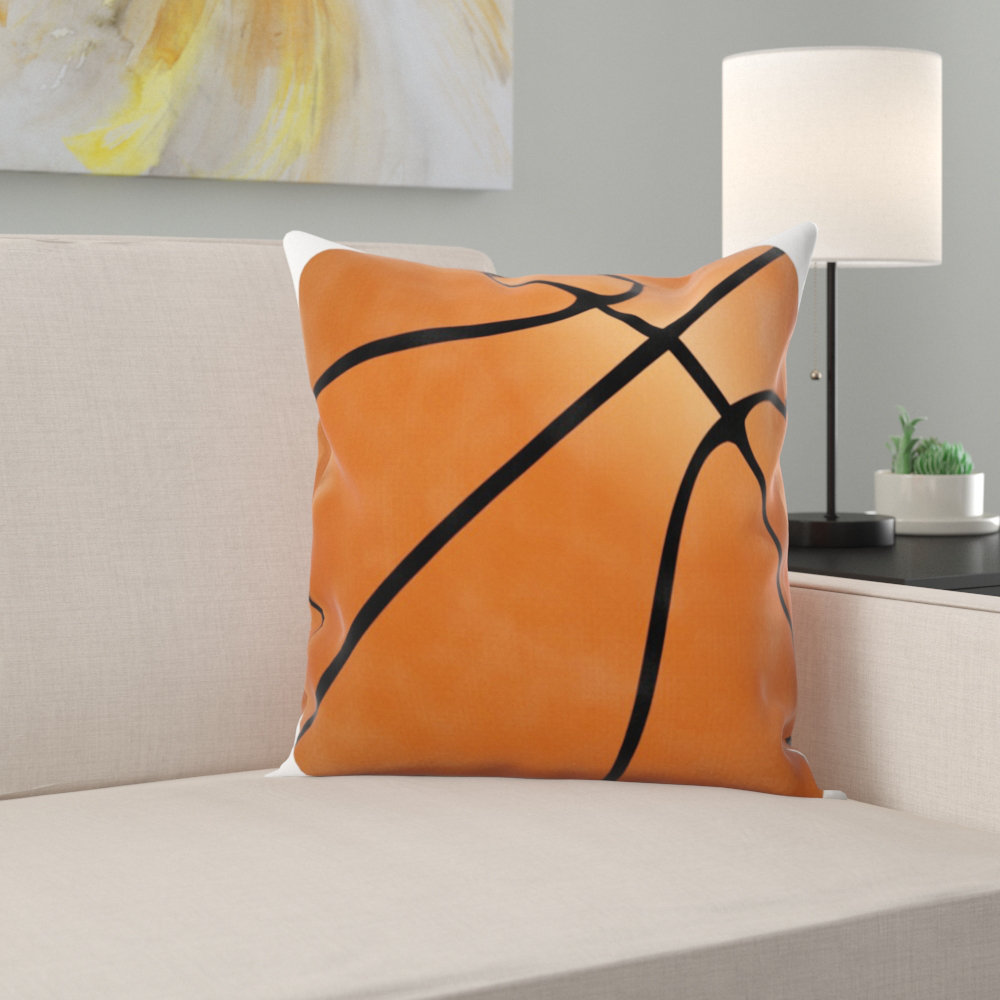 basketball throw pillow
