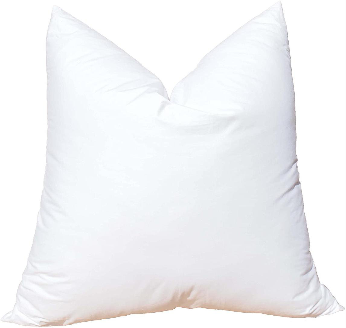 faux down pillow