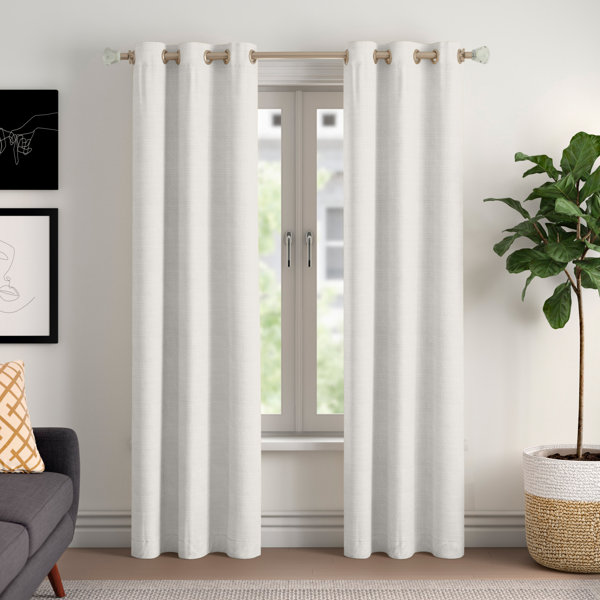 Living Room Window Curtains | Wayfair
