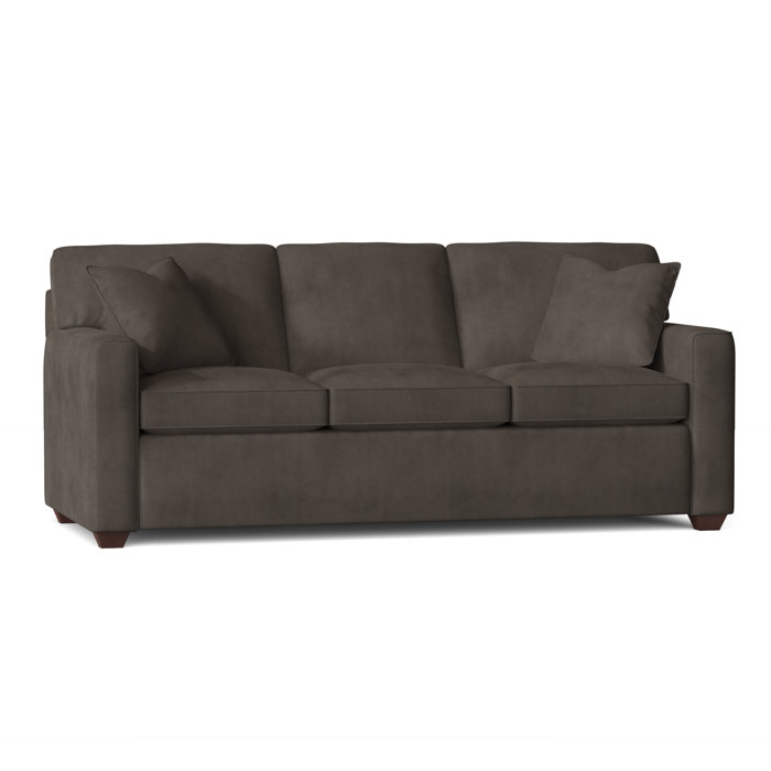 Ebern Designs Lesley 87" Square Arm Sofa Bed with Reversible Cushions