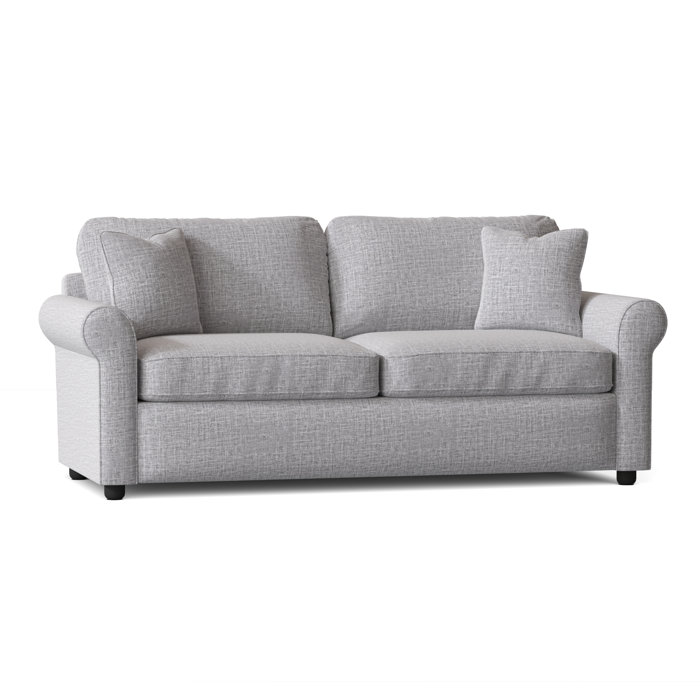 Lark Manor Antoinette 82" Rolled Arm Sofa Bed Slipcovered