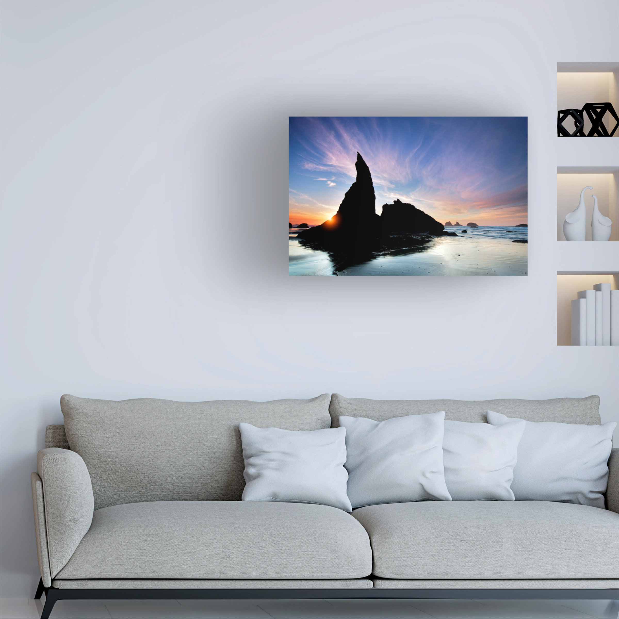Rocky CANVAS Framed Glossy Premium with Metal Hanger Various Sizes 
