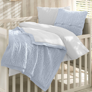 crib sheets blue
