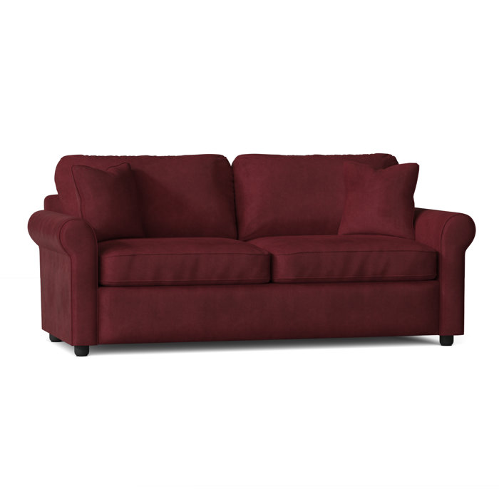 Lark Manor Antoinette 82" Rolled Arm Sofa Bed Slipcovered