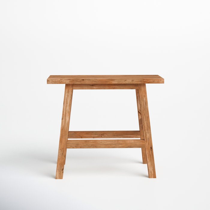 Joss and Main Kiona Solid Wood Utility Stool