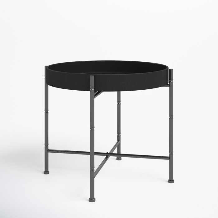 Joss and Main Merton Tray Top Cross Legs End Table