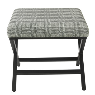 Priscilla 20" Wide Square Geometric Standard Ottoman by Joss and Main