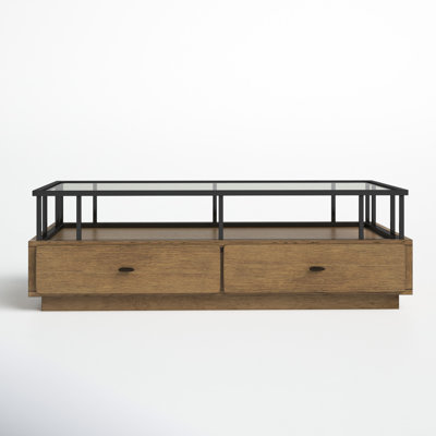 Euston Block Coffee Table with Storage by Joss and Main