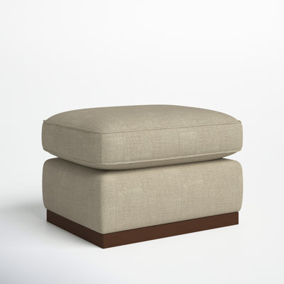 Elba 27.5" Wide Rectangle Standard Ottoman by Joss and Main